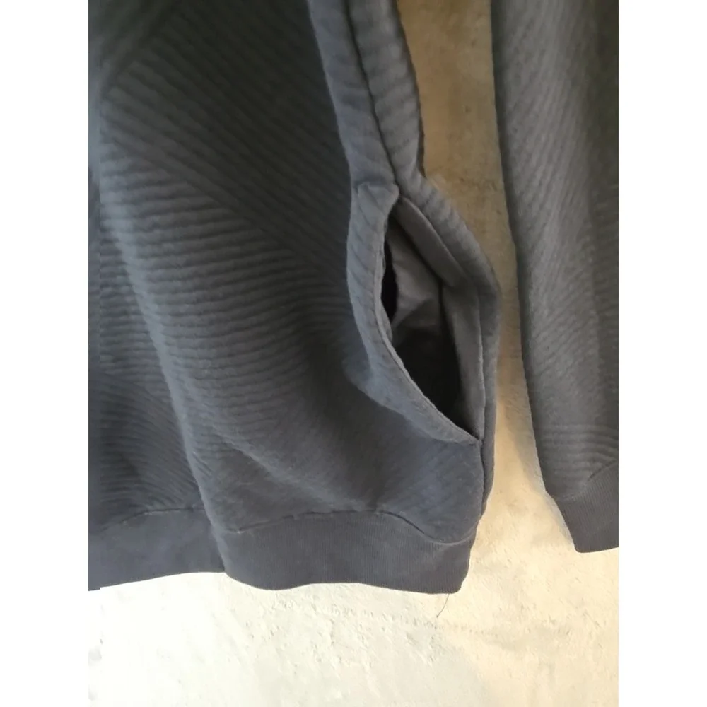Goodfellow & Co. Men's Snap Pullover Sweatshirt Medium Dark Gray *New* - Picture 7 of 11